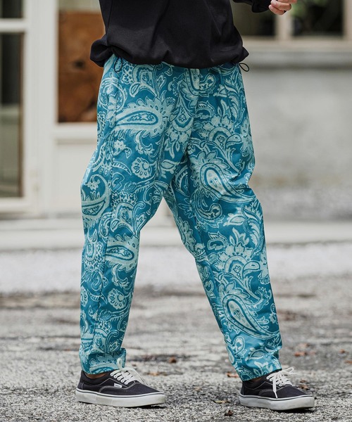 CAMBIO(カンビオ)の「mp15394-Bonded Paisley Allover Balloon Pants 総柄バルーンパンツ(CAM26AW-019)(その他パンツ・メンズ・オリーブ系/ブルーグリーン/グレー系その他・L/M/S)」の10枚目の写真