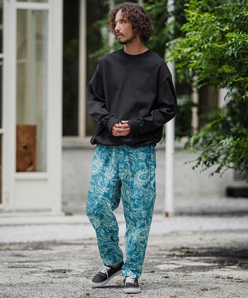 CAMBIO(カンビオ)の「mp15394-Bonded Paisley Allover Balloon Pants 総柄バルーンパンツ(CAM26AW-019)(その他パンツ・メンズ・オリーブ系/ブルーグリーン/グレー系その他・L/M/S)」の12枚目の写真