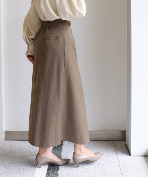 Sirin(シリン)の「ラップ風タイトスカート(スカート・レディース・ブラウン/ブラック/ブラウン系その他・X-SMALL/SMALL)」の7枚目の写真