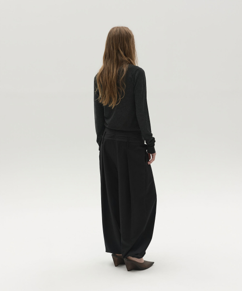 LCDC TM(エルシーディーシーティーエム)の「ハーレム シャーリング ボリュームパンツ(ブラック)(スウェットパンツ・レディース・その他・SMALL/MEDIUM)」の2枚目の写真