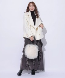 アシメラッフルナロースカート