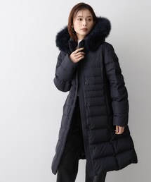 【フード取り外し可】ロング丈ダウンコート