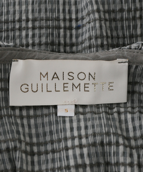 IENA(イエナ)の「MAISON GUILLEMETTE/メゾンギヨメット CHLOESCOTTISH SH シャツ(シャツ/ブラウス・レディース・グレー・FREE)」の9枚目の写真