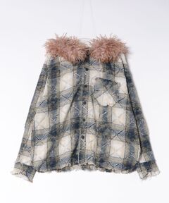 セール】crinkle crinkle crinkle SLOBE別注 ネルチェックラッフル