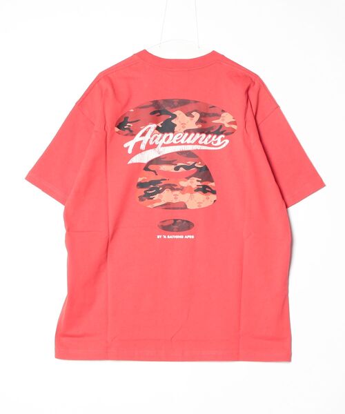 AAPE BY A BATHING APE(エーエイプバイアベイシングエイプ)の「AAPE MAIN TEE(Tシャツ/カットソー・メンズ・アイボリー/オレンジ系9・X-LARGE/LARGE/SMALL/MEDIUM)」の9枚目の写真