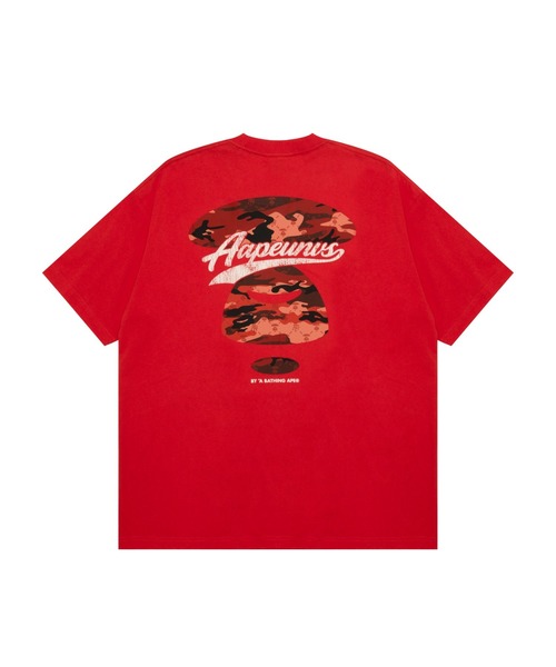 AAPE BY A BATHING APE(エーエイプバイアベイシングエイプ)の「AAPE MAIN TEE(Tシャツ/カットソー・メンズ・アイボリー/オレンジ系9・X-LARGE/LARGE/SMALL/MEDIUM)」の2枚目の写真