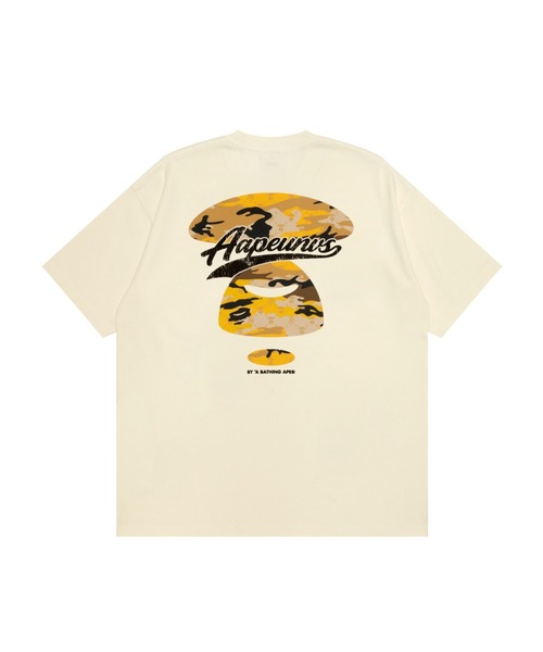 AAPE BY A BATHING APE(エーエイプバイアベイシングエイプ)の「AAPE MAIN TEE(Tシャツ/カットソー・メンズ・アイボリー/オレンジ系9・X-LARGE/LARGE/SMALL/MEDIUM)」の3枚目の写真