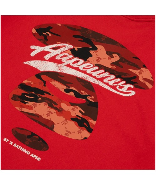 AAPE BY A BATHING APE(エーエイプバイアベイシングエイプ)の「AAPE MAIN TEE(Tシャツ/カットソー・メンズ・アイボリー/オレンジ系9・X-LARGE/LARGE/SMALL/MEDIUM)」の8枚目の写真