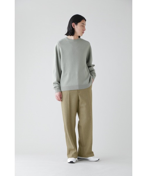 YLEVE(イレーヴ)の「YLEVE / WOOL MELTON OVER DYE(その他パンツ・メンズ・カーキ/グレー・4/3/5)」の4枚目の写真