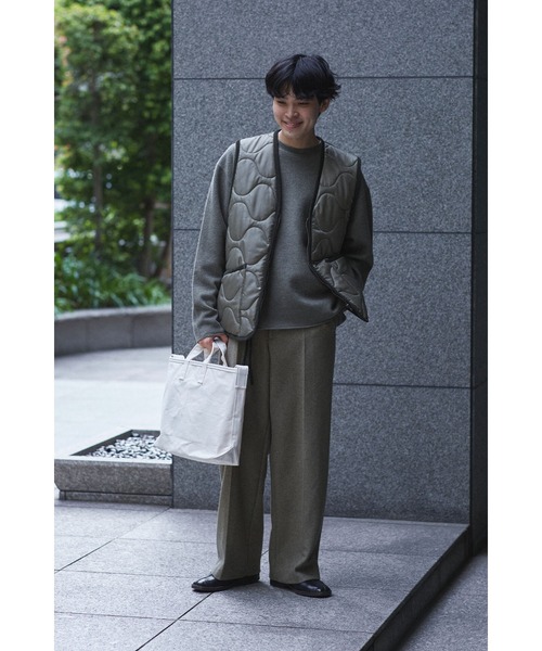YLEVE(イレーヴ)の「YLEVE / WOOL MELTON OVER DYE(その他パンツ・メンズ・カーキ/グレー・4/3/5)」の8枚目の写真