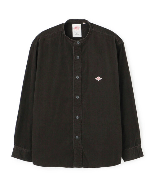 DANTON（ダントン）の「Women's Corduroy Band Collar Shirt（シャツ/ブラウス・レディース・チャコール/グレー/ベージュ/オレンジ/オフホワイト・38/36）」の13枚目の写真