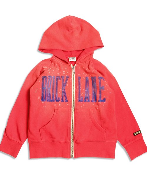 F.O.KIDS（エフオーキッズ）の「エイジングZIPパーカー（パーカー・キッズ・キナリ/ネイビー/オリーブ/レッド・80/90/100/120/95/110/130/140）」の4枚目の写真