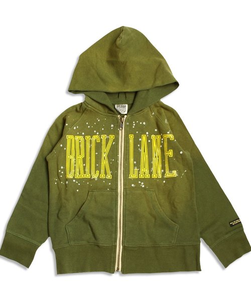 F.O.KIDS（エフオーキッズ）の「エイジングZIPパーカー（パーカー・キッズ・キナリ/ネイビー/オリーブ/レッド・80/90/100/120/95/110/130/140）」の3枚目の写真