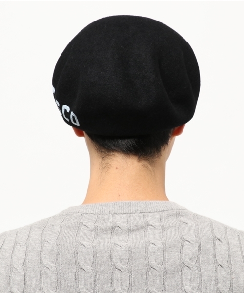 BEN DAVIS/PROJECT LINE（ベンデイビスプロジェクトライン）の「BEN DAVIS MISSION BERET（ハンチング/ベレー帽・メンズ・ブラック/ヘザーグレー・S-M/M-L）」の5枚目の写真