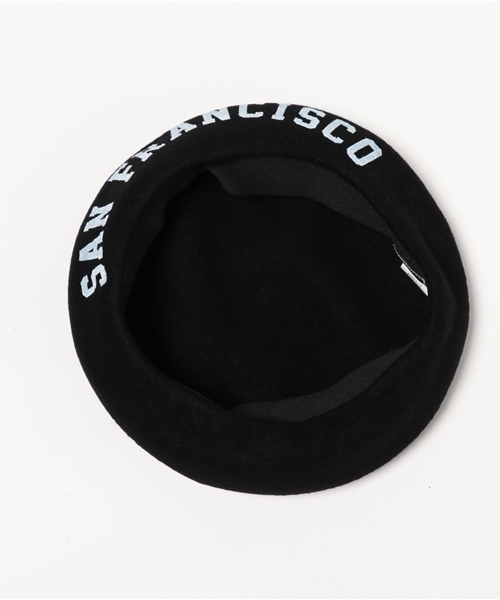 BEN DAVIS/PROJECT LINE（ベンデイビスプロジェクトライン）の「BEN DAVIS MISSION BERET（ハンチング/ベレー帽・メンズ・ブラック/ヘザーグレー・S-M/M-L）」の6枚目の写真