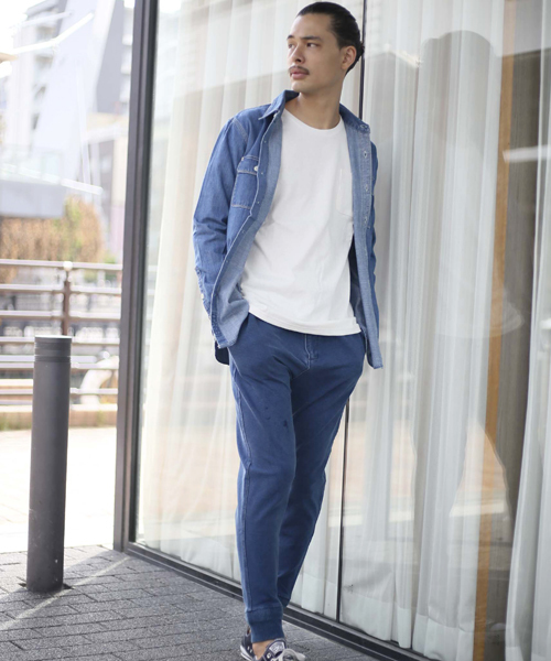 Denime（ドゥニーム）の「デニムワークシャツ（シャツ/ブラウス・メンズ・ダークインディゴブルー/インディゴブルー・MEDIUM/SMALL/X-LARGE/LARGE）」の14枚目の写真