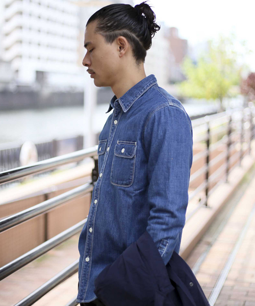 Denime（ドゥニーム）の「デニムワークシャツ（シャツ/ブラウス