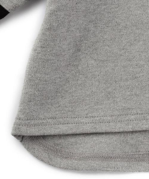 green label relaxing（グリーンレーベルリラクシング）の「【BABY】スムース ソデライン ハイネック◆（Tシャツ/カットソー・キッズ・グレー/オフホワイト・85cm）」の6枚目の写真