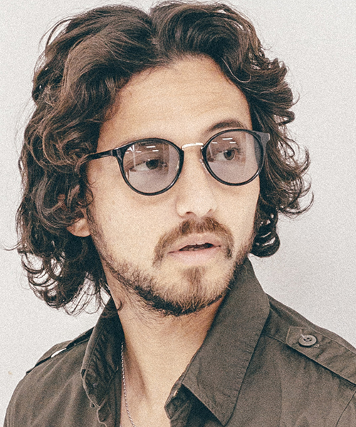 CAMBIO（カンビオ）の「mko5243-Combination Boston Glasses サングラス（サングラス・メンズ・ブラック/その他/グレー/ブルー/ブラウン・FREE）」の3枚目の写真