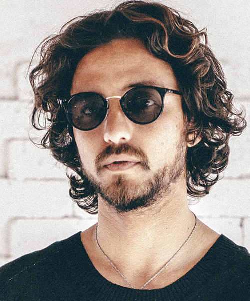 CAMBIO（カンビオ）の「mko5243-Combination Boston Glasses サングラス（サングラス・メンズ・ブラック/その他/グレー/ブルー/ブラウン・FREE）」の2枚目の写真