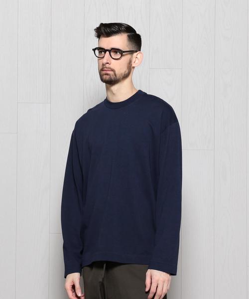 BEAUTY&YOUTH UNITED ARROWS(ビューティーアンドユースユナイテッドアローズ)の「<H>COTTON RAYON CREW LONG SLEEVE/カットソー ◆(Tシャツ/カットソー・メンズ・オリーブ/ネイビー/ホワイト/パープル・MEDIUM/LARGE/SMALL)」の3枚目の写真