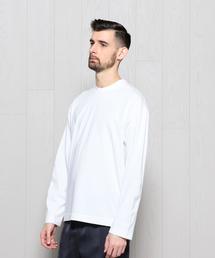 BEAUTY&YOUTH UNITED ARROWS | ＜H＞COTTON RAYON CREW LONG SLEEVE/ｶｯﾄｿｰ ◆(Tシャツ/カットソー)