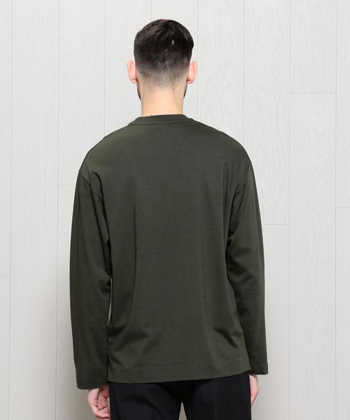 BEAUTY&YOUTH UNITED ARROWS(ビューティーアンドユースユナイテッドアローズ)の「<H>COTTON RAYON CREW LONG SLEEVE/カットソー ◆(Tシャツ/カットソー・メンズ・オリーブ/ネイビー/ホワイト/パープル・MEDIUM/LARGE/SMALL)」の15枚目の写真