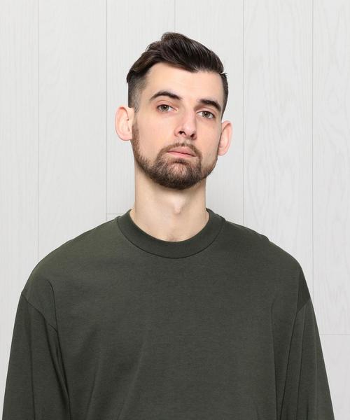 BEAUTY&YOUTH UNITED ARROWS(ビューティーアンドユースユナイテッドアローズ)の「<H>COTTON RAYON CREW LONG SLEEVE/カットソー ◆(Tシャツ/カットソー・メンズ・オリーブ/ネイビー/ホワイト/パープル・MEDIUM/LARGE/SMALL)」の16枚目の写真