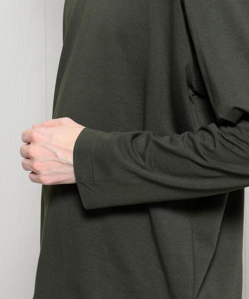 BEAUTY&YOUTH UNITED ARROWS(ビューティーアンドユースユナイテッドアローズ)の「<H>COTTON RAYON CREW LONG SLEEVE/カットソー ◆(Tシャツ/カットソー・メンズ・オリーブ/ネイビー/ホワイト/パープル・MEDIUM/LARGE/SMALL)」の17枚目の写真