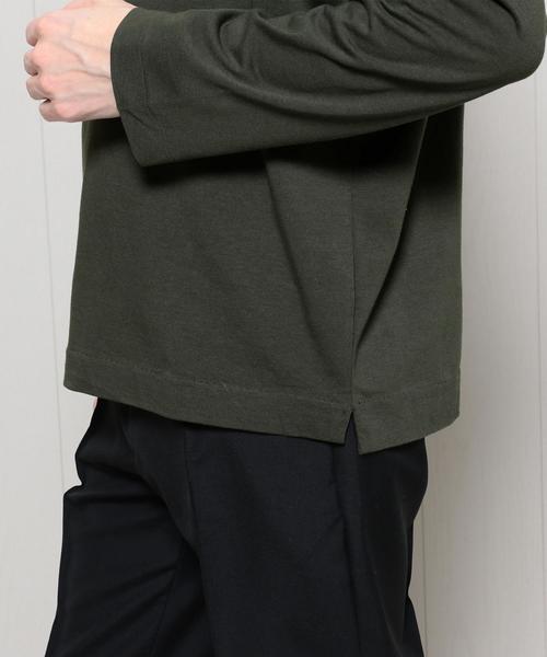 BEAUTY&YOUTH UNITED ARROWS(ビューティーアンドユースユナイテッドアローズ)の「<H>COTTON RAYON CREW LONG SLEEVE/カットソー ◆(Tシャツ/カットソー・メンズ・オリーブ/ネイビー/ホワイト/パープル・MEDIUM/LARGE/SMALL)」の18枚目の写真