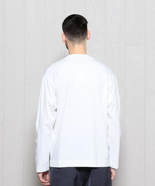BEAUTY&YOUTH UNITED ARROWS(ビューティーアンドユースユナイテッドアローズ)の「<H>COTTON RAYON CREW LONG SLEEVE/カットソー ◆(Tシャツ/カットソー・メンズ・オリーブ/ネイビー/ホワイト/パープル・MEDIUM/LARGE/SMALL)」の9枚目の写真