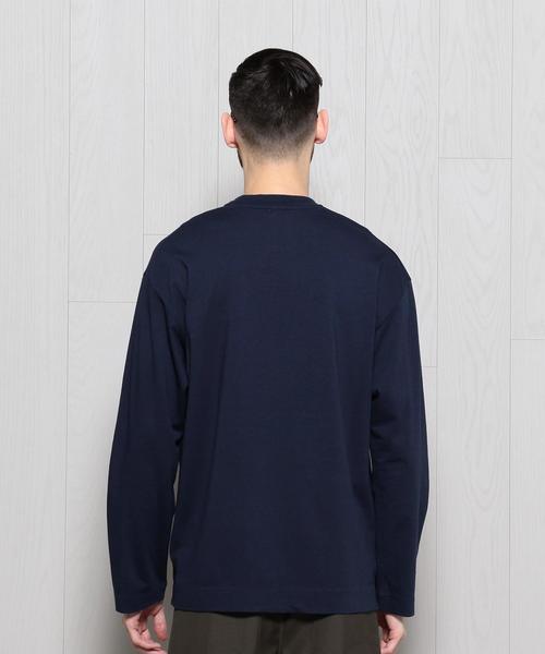 BEAUTY&YOUTH UNITED ARROWS(ビューティーアンドユースユナイテッドアローズ)の「<H>COTTON RAYON CREW LONG SLEEVE/カットソー ◆(Tシャツ/カットソー・メンズ・オリーブ/ネイビー/ホワイト/パープル・MEDIUM/LARGE/SMALL)」の11枚目の写真