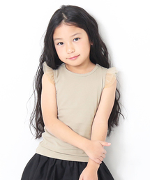 devirock | チュール袖ノースリーブTシャツ(Tシャツ/カットソー)