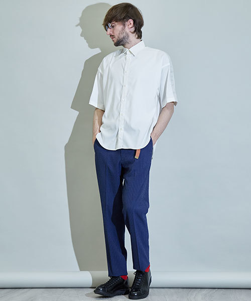 UNITED TOKYO（ユナイテッドトウキョウ）の「リラックスショートスリーブシャツ（シャツ/ブラウス・メンズ・ピンク/グレー/オフホワイト・3/1/2）」の4枚目の写真