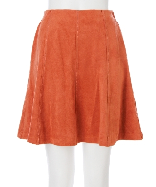 MURUA（ムルーア）の「フェイクスウェードミニスカート（スカート・レディース・オレンジ/ミント/ブラック・FREE）」の5枚目の写真