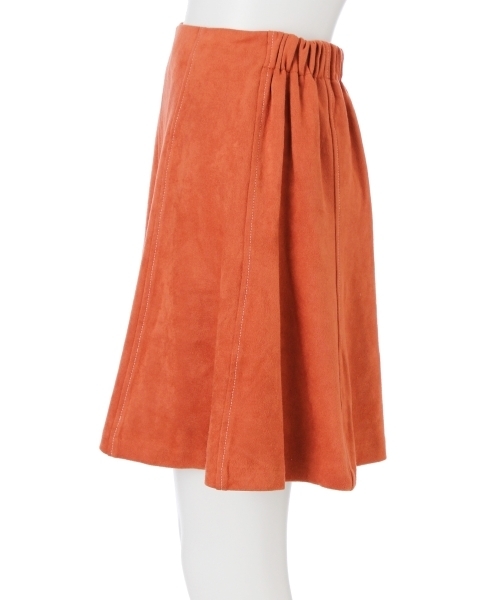 MURUA（ムルーア）の「フェイクスウェードミニスカート（スカート・レディース・オレンジ/ミント/ブラック・FREE）」の6枚目の写真