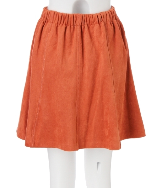 MURUA（ムルーア）の「フェイクスウェードミニスカート（スカート・レディース・オレンジ/ミント/ブラック・FREE）」の7枚目の写真