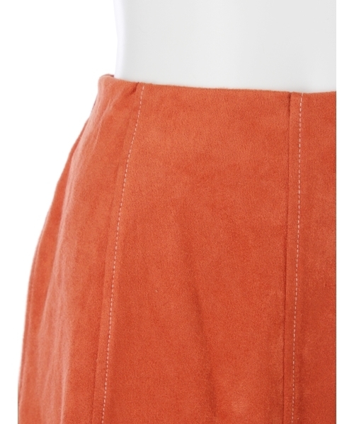 MURUA（ムルーア）の「フェイクスウェードミニスカート（スカート・レディース・オレンジ/ミント/ブラック・FREE）」の8枚目の写真