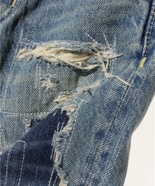 JOEY HYSTERIC(ジョーイヒステリック)の「UPR加工デニムストレートPT(デニムパンツ・キッズ・インディゴブルー・X-SMALL/SMALL/MEDIUM)」の5枚目の写真