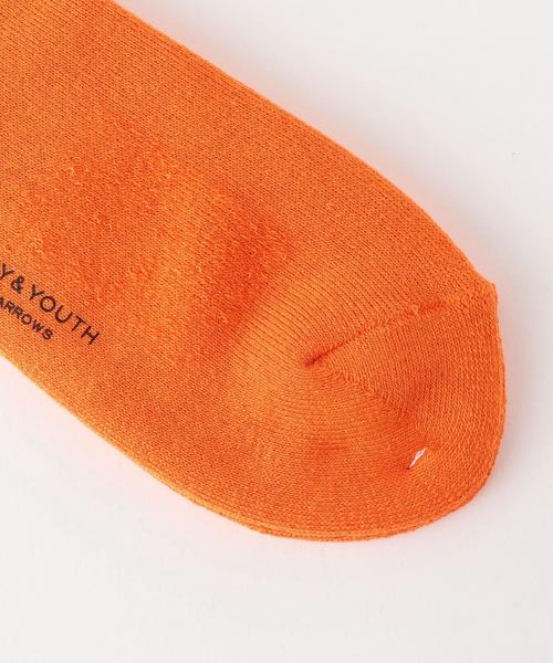 BEAUTY&YOUTH UNITED ARROWS（ビューティーアンドユースユナイテッドアローズ）の「BY ロゴ ソックス ◆（ソックス/靴下・メンズ・ホワイト/ブラック/オレンジ/パープル・FREE）」の7枚目の写真