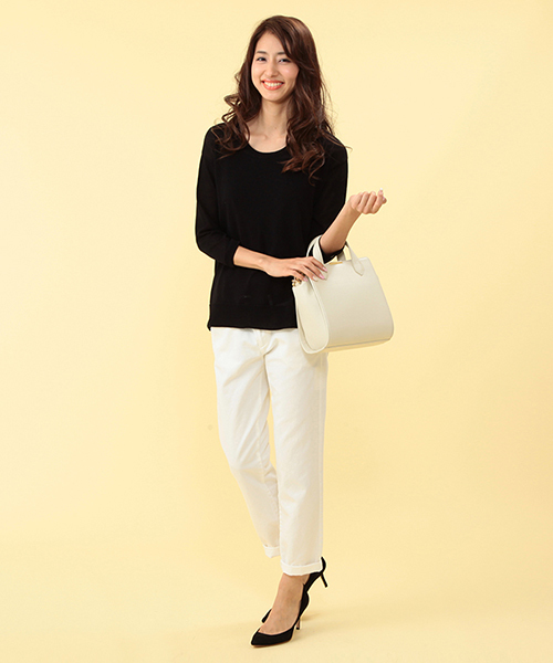 Demi-Luxe BEAMS(デミルクス ビームス)の「Demi-Luxe BEAMS / バイオウォッシュ チノパンツ(チノパンツ・レディース・ベージュ/グリーン系その他/ホワイト・36/38/40)」の22枚目の写真