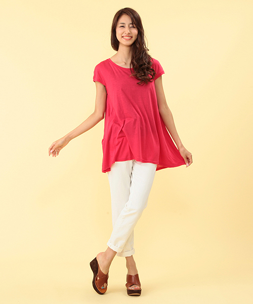 Demi-Luxe BEAMS(デミルクス ビームス)の「Demi-Luxe BEAMS / バイオウォッシュ チノパンツ(チノパンツ・レディース・ベージュ/グリーン系その他/ホワイト・36/38/40)」の21枚目の写真