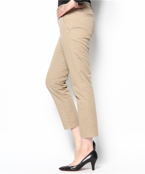 Demi-Luxe BEAMS(デミルクス ビームス)の「Demi-Luxe BEAMS / バイオウォッシュ チノパンツ(チノパンツ・レディース・ベージュ/グリーン系その他/ホワイト・36/38/40)」の5枚目の写真