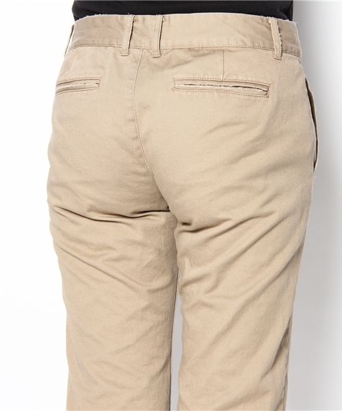 Demi-Luxe BEAMS(デミルクス ビームス)の「Demi-Luxe BEAMS / バイオウォッシュ チノパンツ(チノパンツ・レディース・ベージュ/グリーン系その他/ホワイト・36/38/40)」の8枚目の写真
