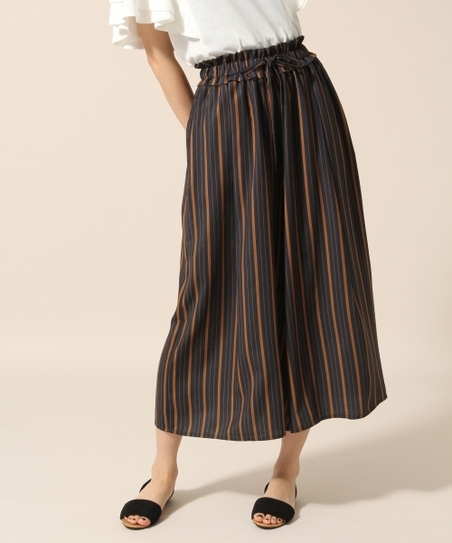 LOWRYS FARM(ローリーズファーム)の「アソートWギャザースカーチョ 769133(その他パンツ・レディース・パープル/ブラウン/ブラック/ネイビー/カーキ・FREE)」の5枚目の写真