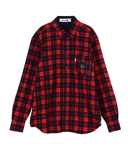 にゃー（ニャー）の「にゃーネルシャツ（シャツ/ブラウス）」 - WEAR