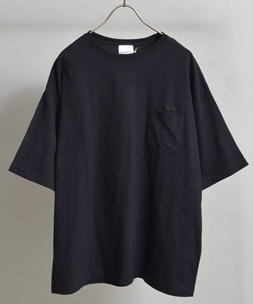 Homeyland(ホーミーランド)の「Homeyland/ホーミーランド WIDE HALF SLEEVE TEE ポケットTシャツ(Tシャツ/カットソー・メンズ・ホワイト/ベージュ/ブラック・L/M)」の3枚目の写真