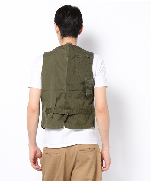 リビルドバイニードルス　ミリタリーベスト　Sサイズ BEAMS（ビームス）の「【REBUILD by NEEDLES / BDU VEST