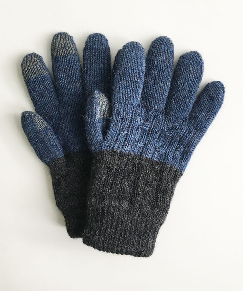 Haco ハコ の タッチパネル対応 ベビーアルパカグローブ 手袋 Wear