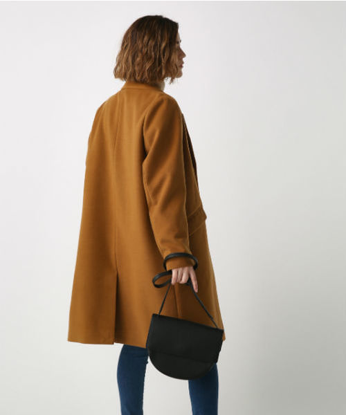 AZUL by moussy（アズールバイマウジー）の「ｽﾀﾝﾀﾞｰﾄﾞﾁｪｽﾀｰｺｰﾄ（チェスターコート・レディース・ブラック/ベージュ/トップグレー・SMALL/MEDIUM/LARGE）」の13枚目の写真